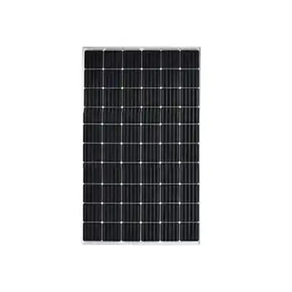 Residential solar panel with photovoltaic cells for home renewable energy system.