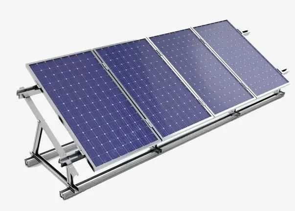 Monocrystalline solar panel on sturdy metal stand for renewable energy.