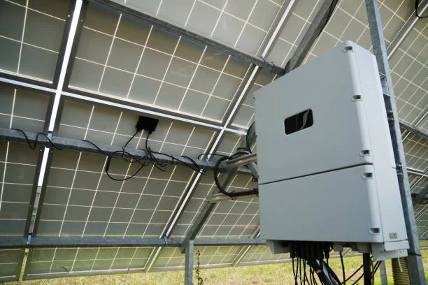 Close-up of a photovoltaic bracket system securely mounting solar panels on a rooftop