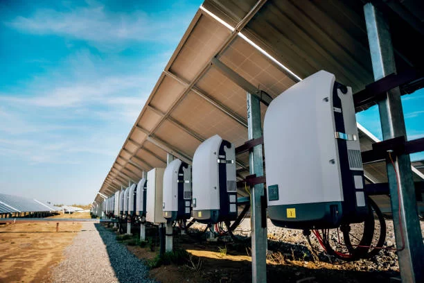 1.Inverter generator powering a smart grid system